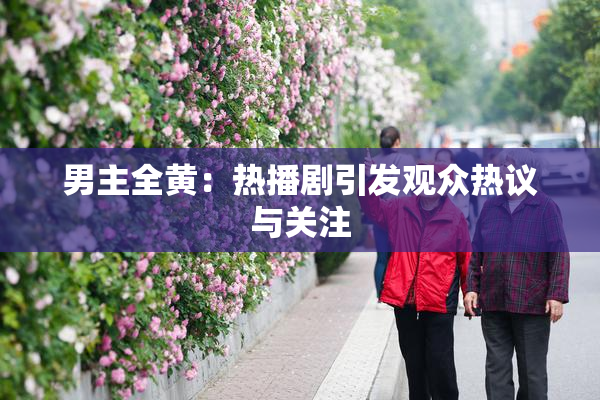 男主全黄：热播剧引发观众热议与关注