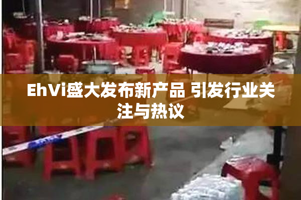 EhVi盛大发布新产品 引发行业关注与热议