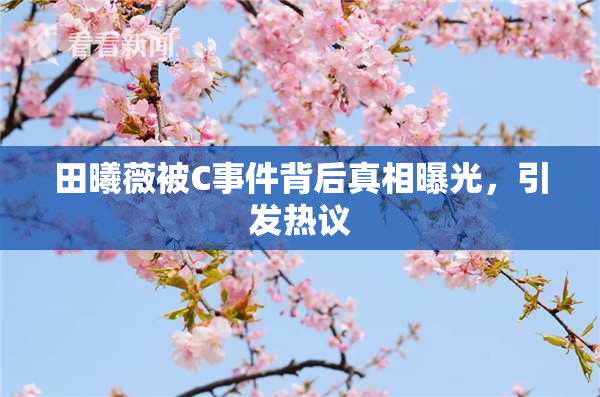 田曦薇被C事件背后真相曝光，引发热议
