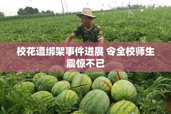 校花遭绑架事件进展 令全校师生震惊不已