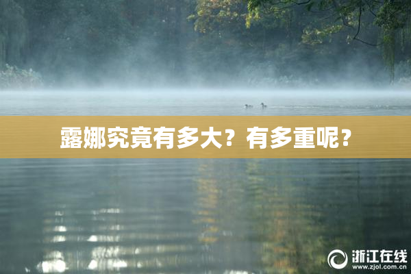 露娜究竟有多大？有多重呢？