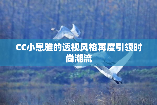 CC小恩雅的透视风格再度引领时尚潮流