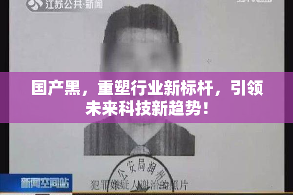 国产黑，重塑行业新标杆，引领未来科技新趋势！
