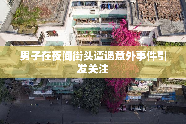 男子在夜间街头遭遇意外事件引发关注
