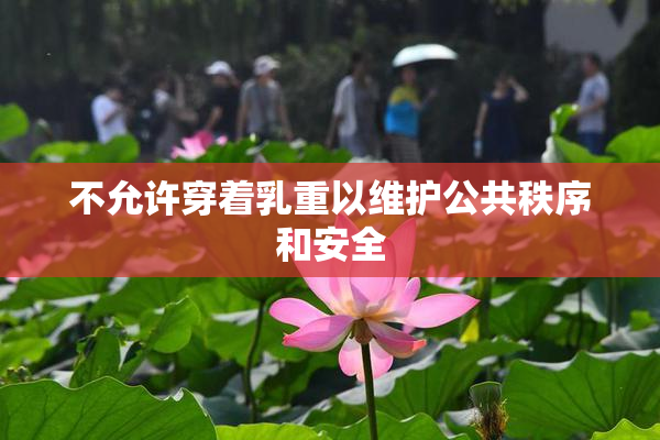 不允许穿着乳重以维护公共秩序和安全