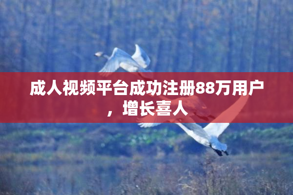 成人视频平台成功注册88万用户，增长喜人