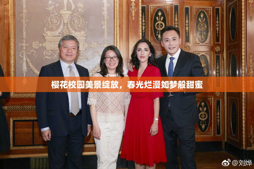 樱花校园美景绽放，春光烂漫如梦般甜蜜