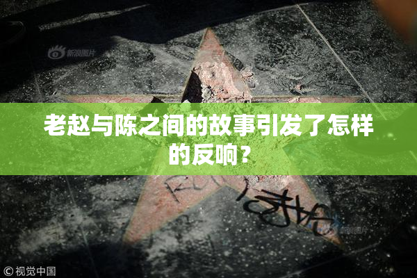 老赵与陈之间的故事引发了怎样的反响？