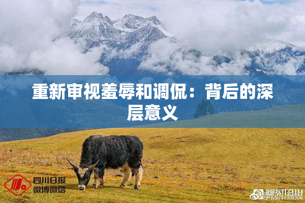 重新审视羞辱和调侃：背后的深层意义