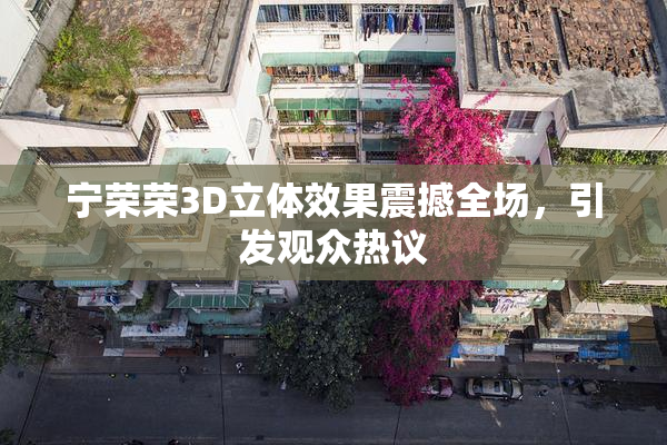 宁荣荣3D立体效果震撼全场，引发观众热议