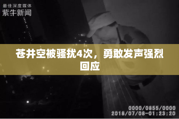 苍井空被骚扰4次，勇敢发声强烈回应
