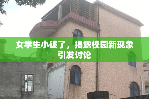 女学生小破了，揭露校园新现象引发讨论