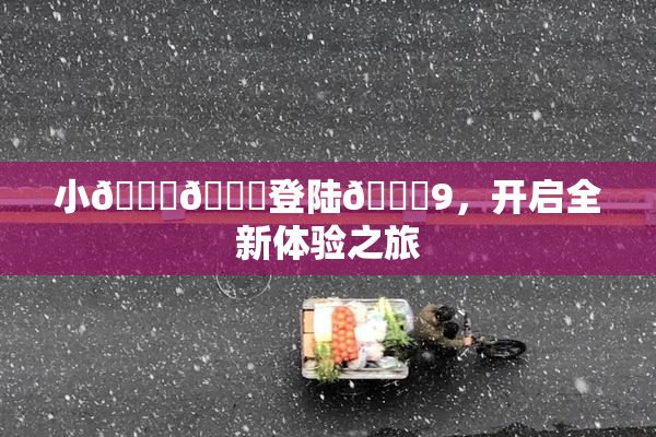小🐔🐔登陆🍑9，开启全新体验之旅