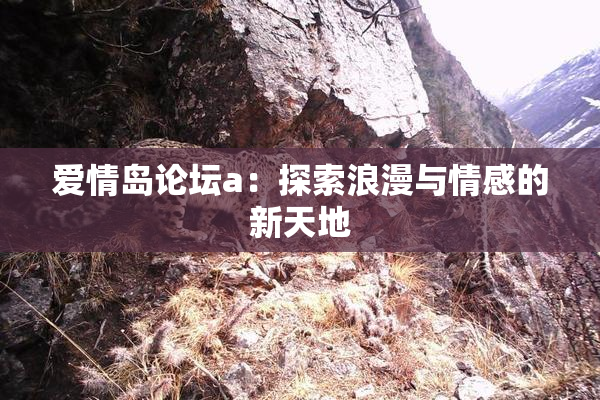 爱情岛论坛a：探索浪漫与情感的新天地
