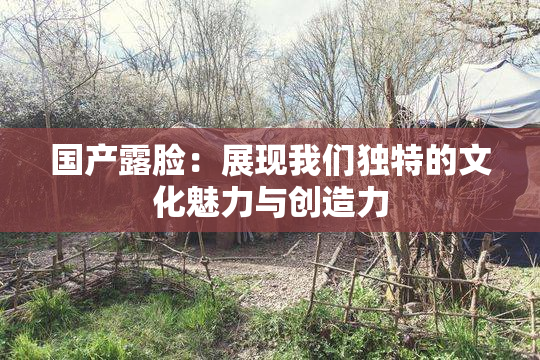 国产露脸：展现我们独特的文化魅力与创造力