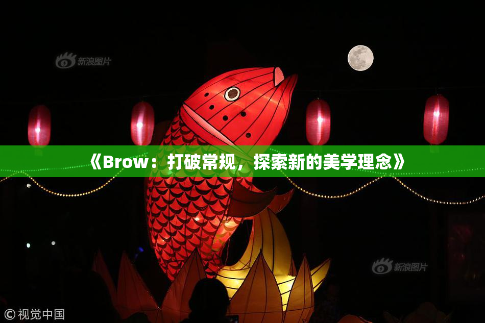 《Brow：打破常规，探索新的美学理念》