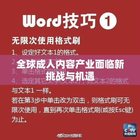 全球成人内容产业面临新挑战与机遇