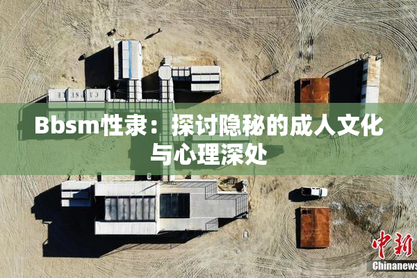 Bbsm性隶：探讨隐秘的成人文化与心理深处