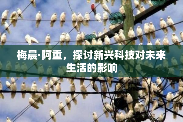 梅晨·阿重，探讨新兴科技对未来生活的影响