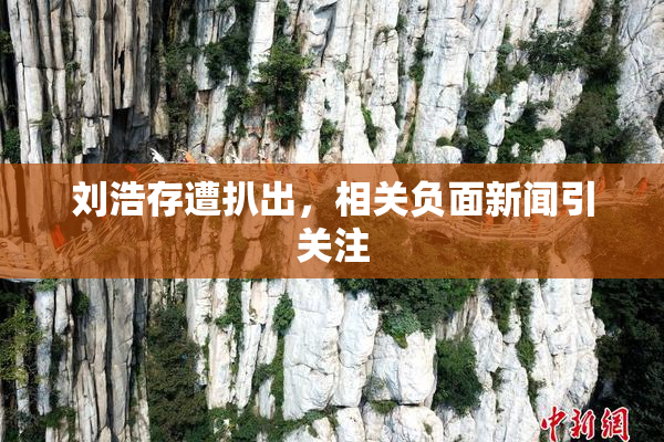 刘浩存遭扒出，相关负面新闻引关注