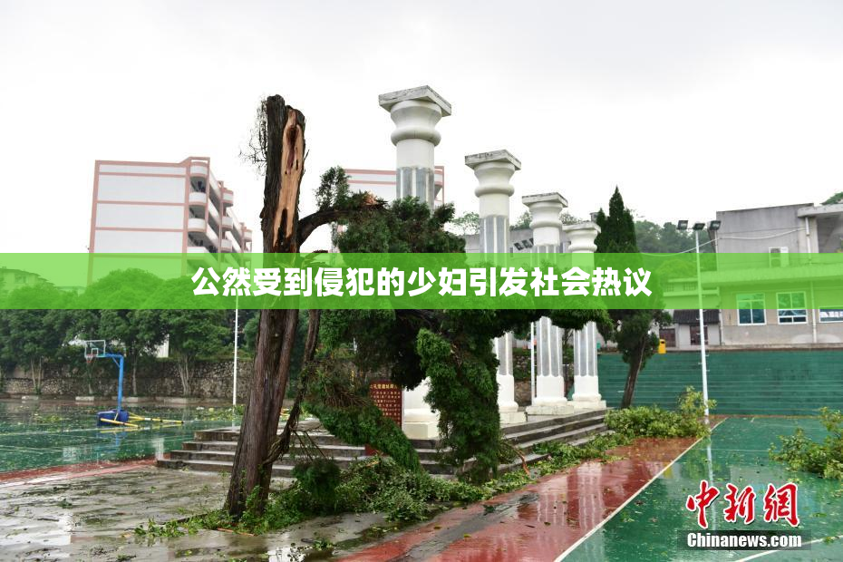 公然受到侵犯的少妇引发社会热议
