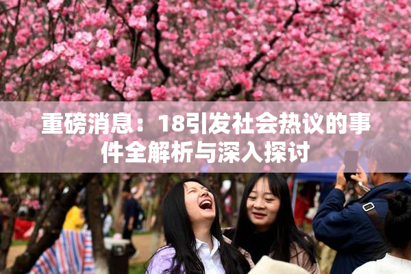 重磅消息：18引发社会热议的事件全解析与深入探讨