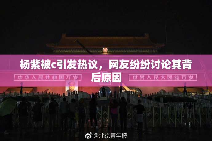 杨紫被c引发热议，网友纷纷讨论其背后原因
