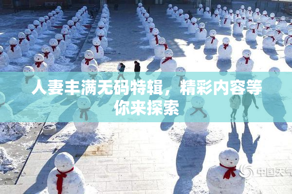 人妻丰满无码特辑，精彩内容等你来探索