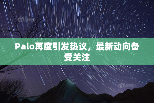 Palo再度引发热议，最新动向备受关注