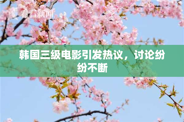 韩国三级电影引发热议，讨论纷纷不断