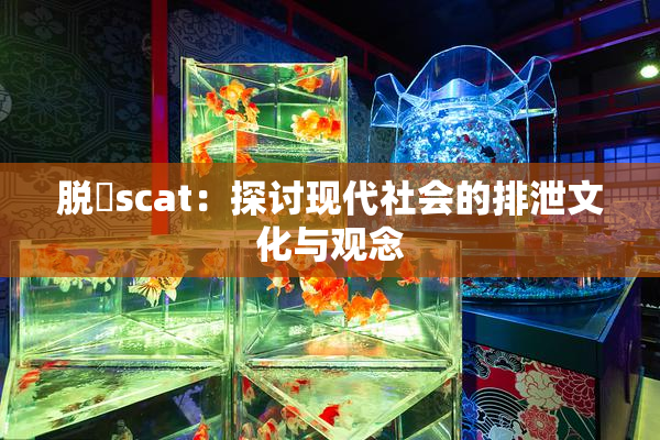 脱糞scat：探讨现代社会的排泄文化与观念