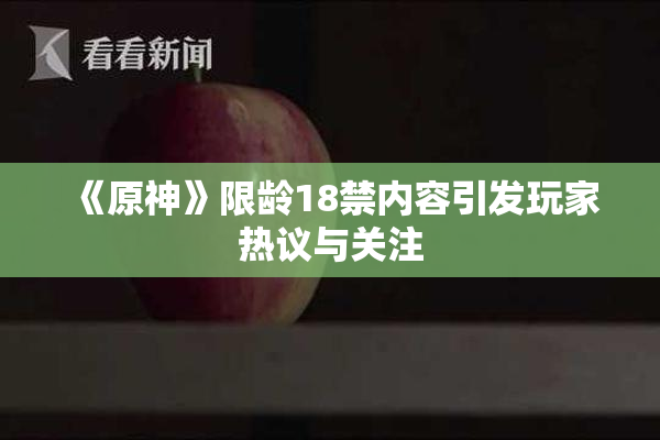 《原神》限龄18禁内容引发玩家热议与关注