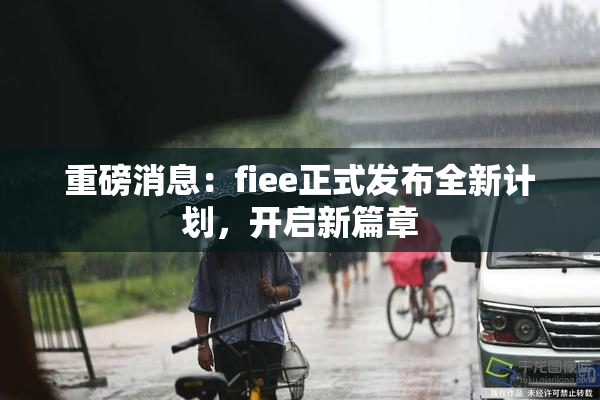 重磅消息：fiee正式发布全新计划，开启新篇章