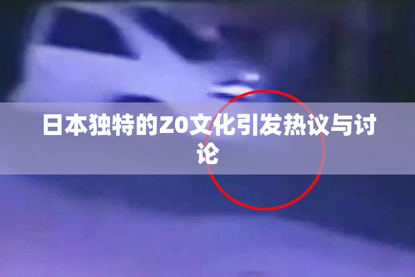 日本独特的Z0文化引发热议与讨论