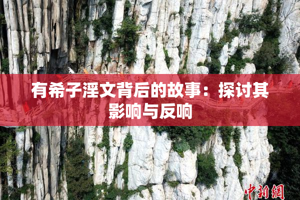 有希子淫文背后的故事：探讨其影响与反响