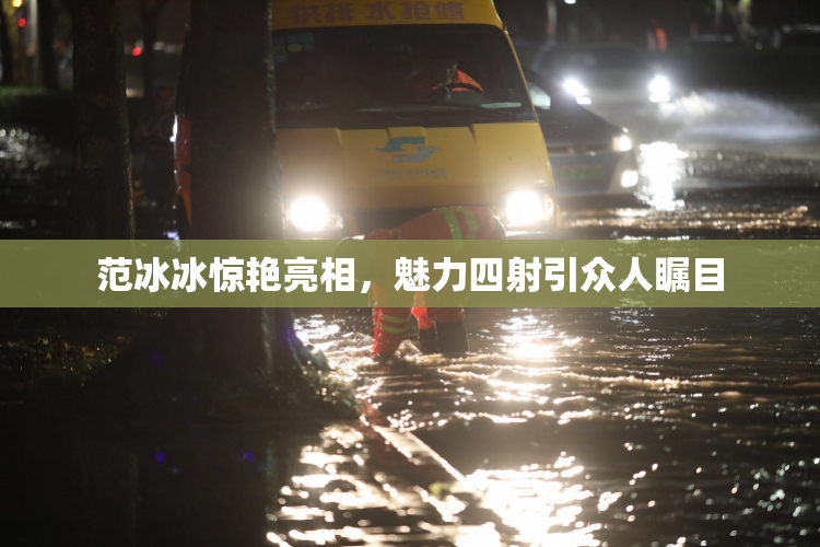 范冰冰惊艳亮相，魅力四射引众人瞩目