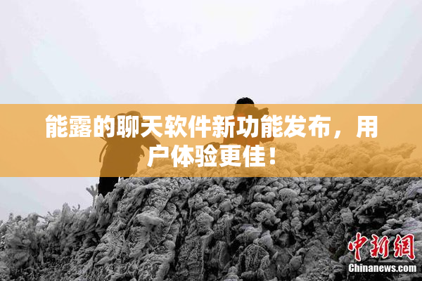 能露的聊天软件新功能发布，用户体验更佳！