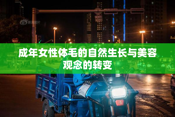 成年女性体毛的自然生长与美容观念的转变