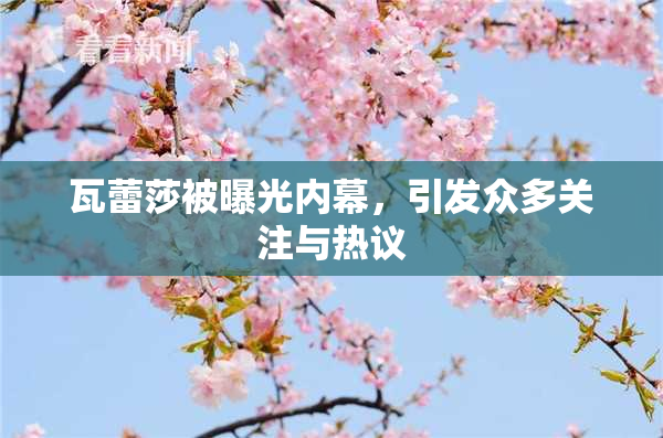 瓦蕾莎被曝光内幕，引发众多关注与热议