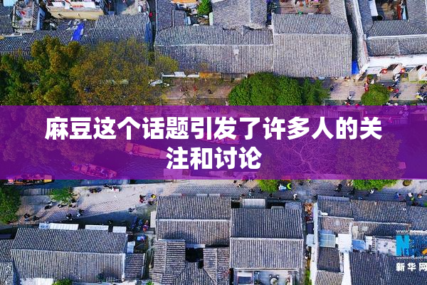 麻豆这个话题引发了许多人的关注和讨论