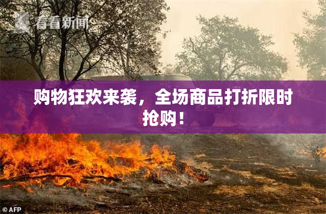 购物狂欢来袭，全场商品打折限时抢购！