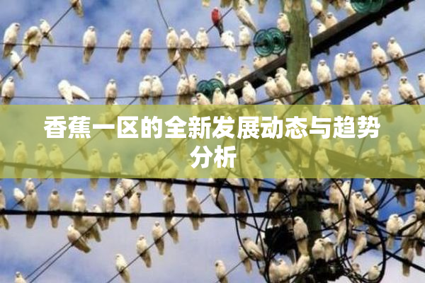 香蕉一区的全新发展动态与趋势分析