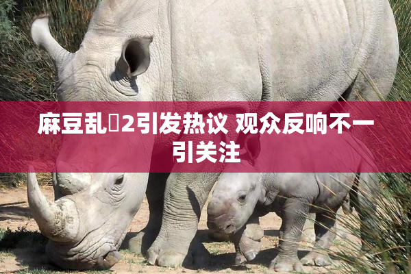 麻豆乱婬2引发热议 观众反响不一引关注