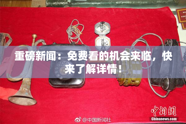 重磅新闻：免费看的机会来临，快来了解详情！