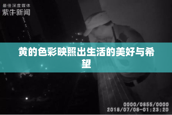 黄的色彩映照出生活的美好与希望