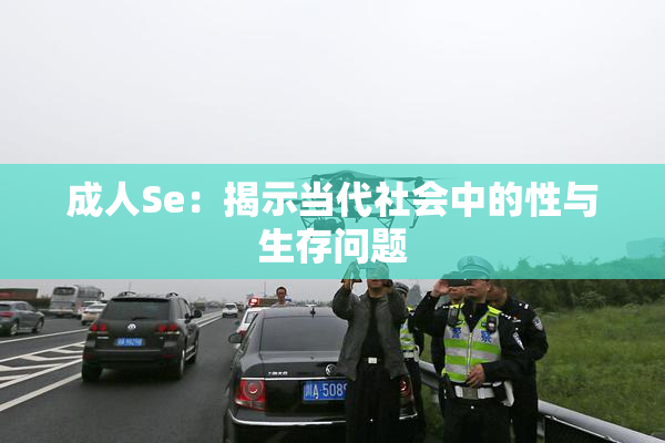 成人Se：揭示当代社会中的性与生存问题