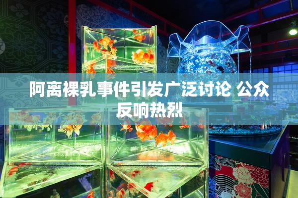 阿离裸乳事件引发广泛讨论 公众反响热烈