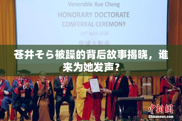 苍井そら被躁的背后故事揭晓，谁来为她发声？