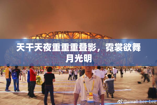 天干天夜重重重叠影，霓裳欲舞月光明