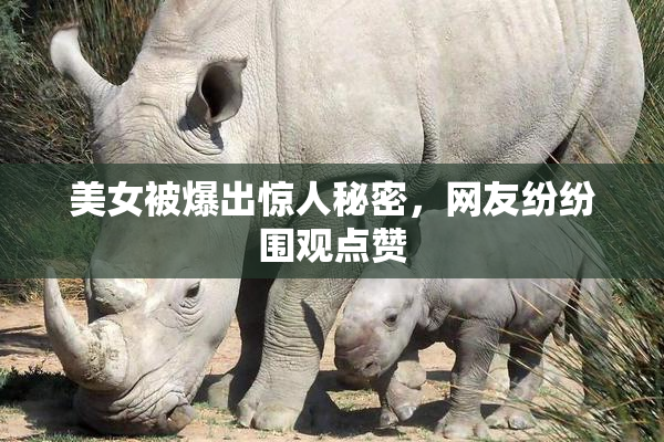 美女被爆出惊人秘密，网友纷纷围观点赞
